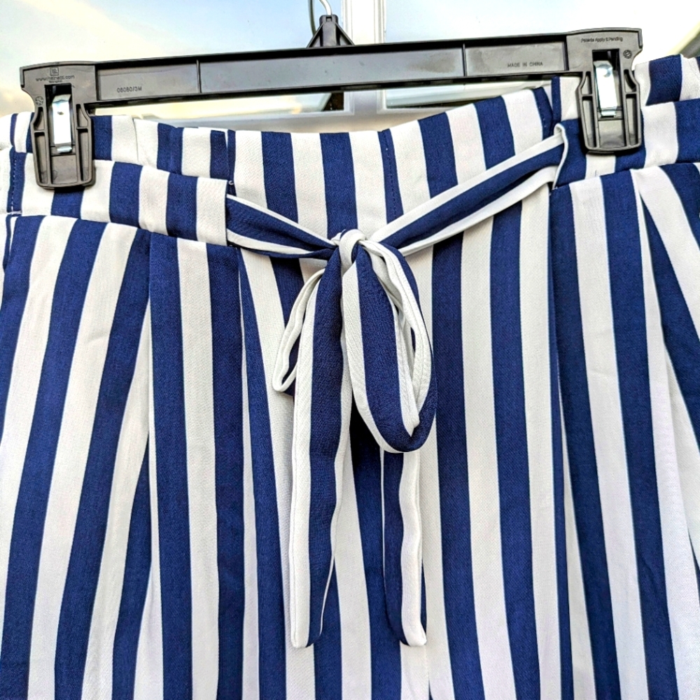 Zara Blue & White stripe pants